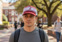 Load image into Gallery viewer, ALABAMA VINTAGE STRIPES TRUCKER CAP
