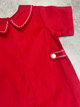 Load image into Gallery viewer, WILLIAM RED CORDUROY ROMPER
