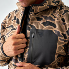 Load image into Gallery viewer, BURLEBO ADULT BLAZE TECH QUARTER ZIP - GAUGE CAMO
