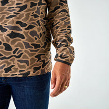 Load image into Gallery viewer, BURLEBO ADULT BLAZE TECH QUARTER ZIP - GAUGE CAMO
