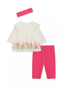 FLORAL 3PC. TUNIC SET
