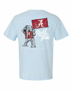 ROLL TIDE BIG AL TEE - CHAMBRAY