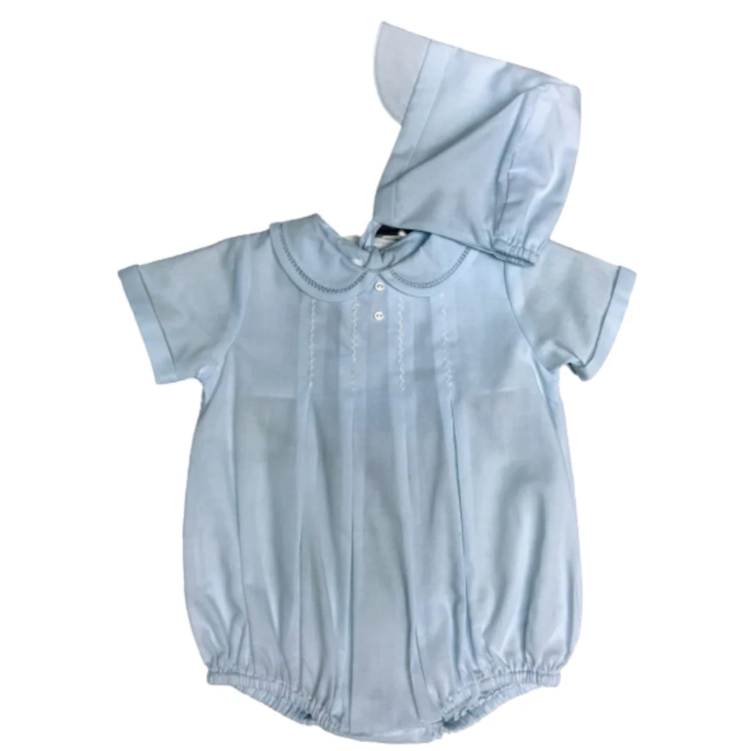 LEVI BLUE ROMPER & HAT