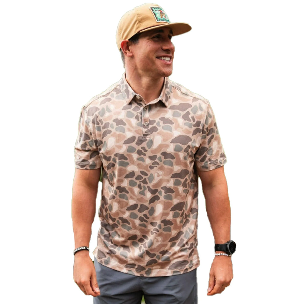 BURLEBO PERFORMANCE POLO - PINTAIL CAMO