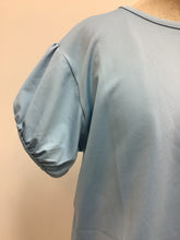 Load image into Gallery viewer, HARBOR BLUE PUFF SLEEVE TOP
