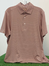Load image into Gallery viewer, MICRO STATE OUTLINE ORANGE &amp; BLUE PERFORMANCE POLO
