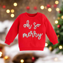 Load image into Gallery viewer, CHRISTMAS OH SO MERRY SWEATSHIRT
