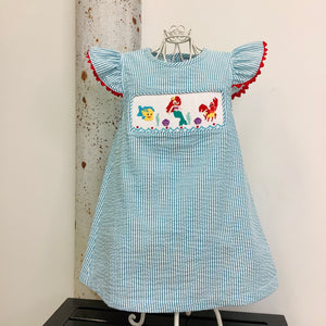 UNDER THE SEA SMOCKED DRESS