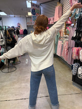 Load image into Gallery viewer, RIBBED HOODIE - PEARL
