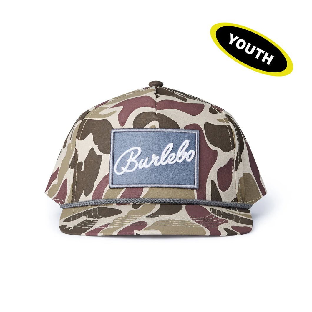 BURLEBO YOUTH CAP - GREY PATCH - CAMO