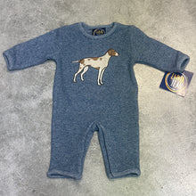 Load image into Gallery viewer, POINTER DOG SWEATER ROMPER
