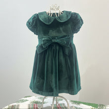 Load image into Gallery viewer, CAITLIN BOW VELVET DRESS
