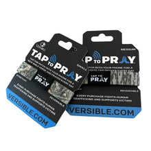 Load image into Gallery viewer, TAP TO PRAY™ WRISTBANDS - FOREST &amp; TREE BARK CAMO
