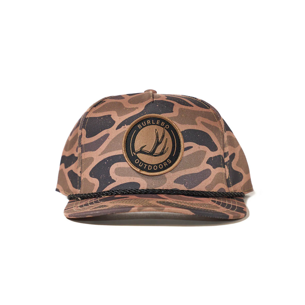 BURLEBO CAP - ANTLER PATCH GAUGE CAMO