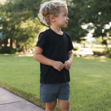 Load image into Gallery viewer, BURLEBO YOUTH EVERYDAY SHORT - RIVER ROCK GREY
