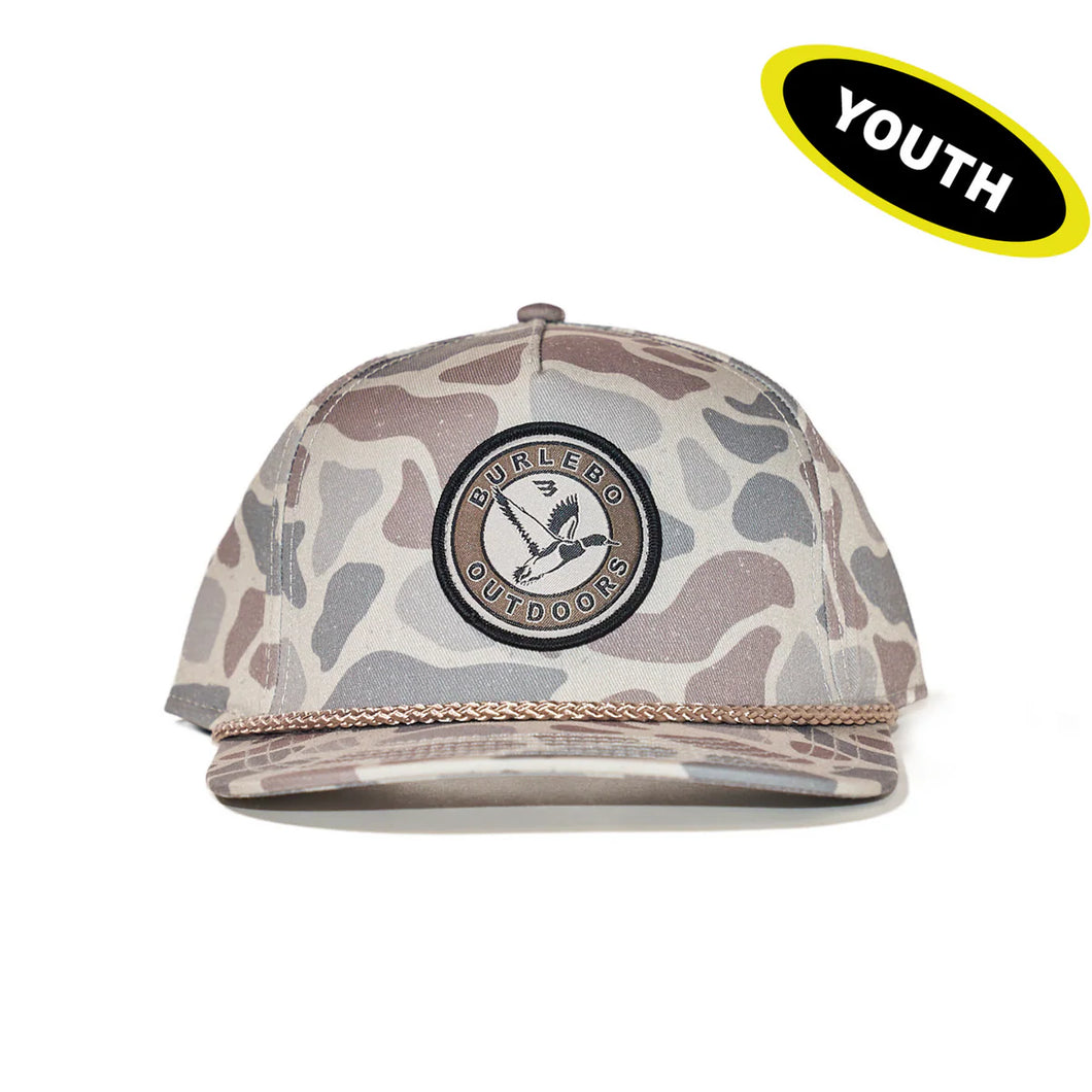 BURLEBO YOUTH CAP - CIRCLE MALLARD - CLASSIC DEER CAMO