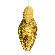 Load image into Gallery viewer, SEQUIN LIGHT BULB ORNAMENT
