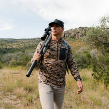 Load image into Gallery viewer, BURLEBO ADULT BLAZE TECH QUARTER ZIP - GAUGE CAMO
