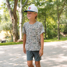 Load image into Gallery viewer, YOUTH BURLEBO GO TO TEE - CLASSIC DEER CAMO
