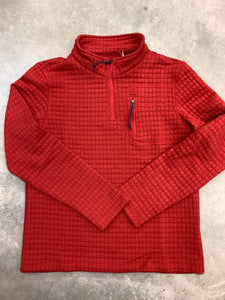 PROPERLY TIED BOYS DELTA PULLOVER RED