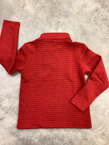 PROPERLY TIED BOYS DELTA PULLOVER RED