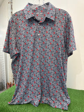Load image into Gallery viewer, GREY CAMO ELEPHANT PERFORMANCE POLO

