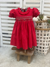 Load image into Gallery viewer, RED JULIETTE DRESS HOLLIES
