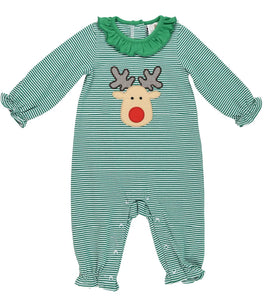 APPLIQUE REINDEER GAMES ROSIE ROMPER