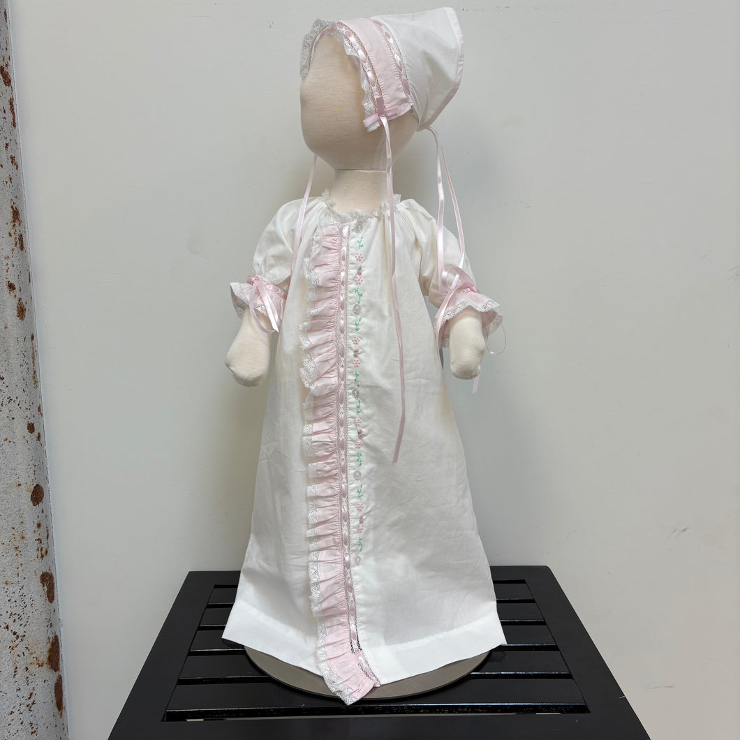 FINN PINK  DAYGOWN - NB