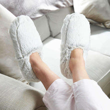 Load image into Gallery viewer, WARMIES SLIPPERS - GRAY MARSHMALLOW
