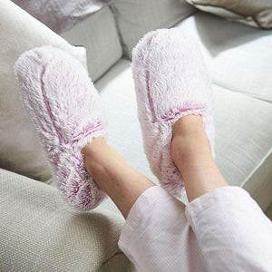 WARMIES SLIPPERS - LAVENDER MARSHMALLOW