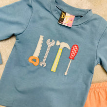 Load image into Gallery viewer, TOOLS APPLIQUE BOYS PANT SET
