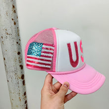 Load image into Gallery viewer, SEQUIN USA HAT
