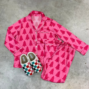 DREAMING OF A PINK CHRISTMAS PAJAMA SETS L/S