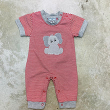 Load image into Gallery viewer, ELEPHANT APPLIQUE BOYS ROMPER
