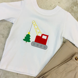 CHRISTMAS CONSTRUCTION  T-SHIRT