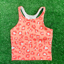 Load image into Gallery viewer, YOGA TANK- MANGO LEOPARD
