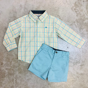 DRESS SHIRT-FOUR GOLDEN REED PEACH