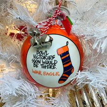 Load image into Gallery viewer, AUBURN UNIVERSITY STOCKING ORNAMENT
