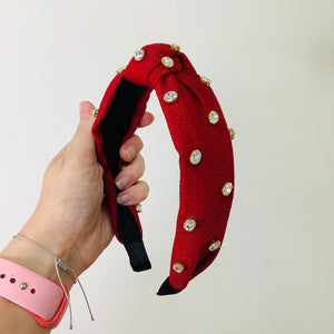 HEADBAND KRISTA CRIMSON