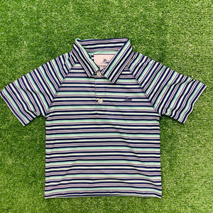 CASCADE NAVY AQUA POLO