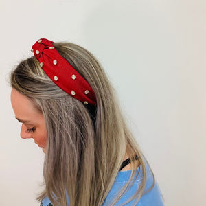 HEADBAND KRISTA CRIMSON