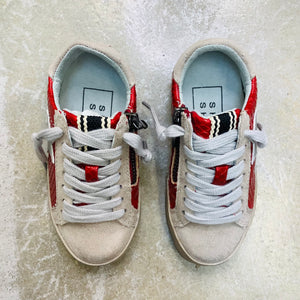 PAULA TODDLER SNEAKERS - RED