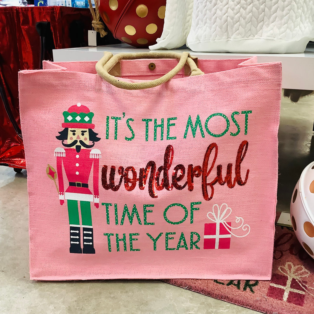 MOST WONDERFUL TIME CARRYALL TOTE