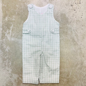 GREEN GINGHAM  LONGALL