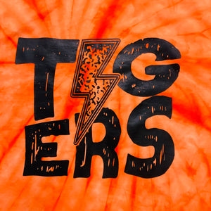 TIGERS TAILGATE TIEDYE TEE