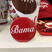 Load image into Gallery viewer, ALABAMA GAMEDAY BUTTON - BAMA 2.25&quot;
