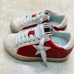 PAULA TODDLER SNEAKERS - RED