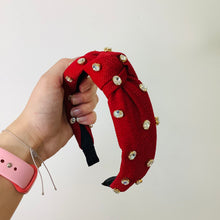 Load image into Gallery viewer, HEADBAND KRISTA CRIMSON
