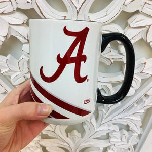 UNIVERSITY ALABAMA STRIPE MUG